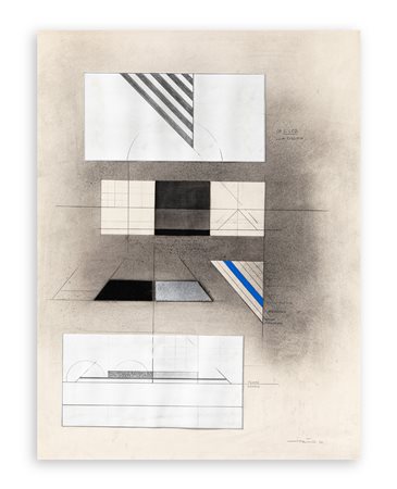 WALTER VALENTINI (1928-2022) - Spazio / tempo, 1976