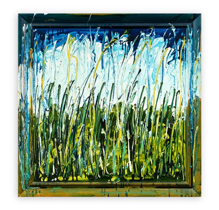 MARIO SCHIFANO (1934-1998) - Campo di grano, 1985