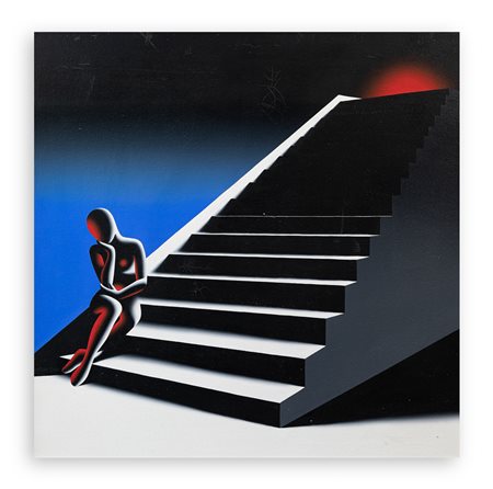 MARK KOSTABI (1960) - The Girl who fell off, 2001