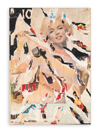 MIMMO ROTELLA (1918-2006) - Il gioco di Marylin, 1980