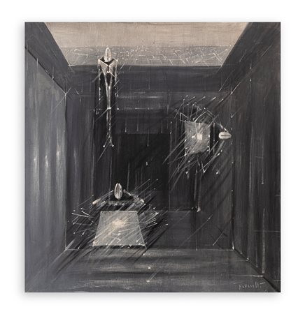 CESARE PEVERELLI (1922-2000) - La grande chambre, 1984
