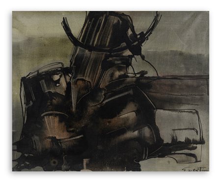 GIANNI BERTINI (1922-2010) - Pinissance de moira, 1957