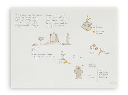 GIANFRANCO BARUCHELLO (1924) - In store 096, 1989