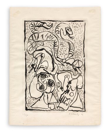 PIERRE ALECHINSKY (1927) - Ca serpente, 1963