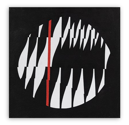 ENRICO SIRELLO (1930-2012) - Variazione circolare in nero, 1974