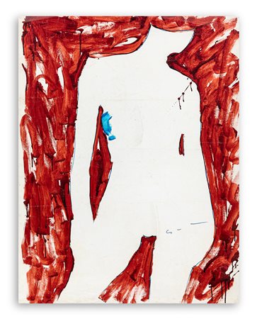 MARIO SCHIFANO (1934-1998) - Primavera, anni '80