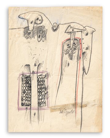 LUCIO DEL PEZZO (1933-2020) - Senza Titolo, 1961