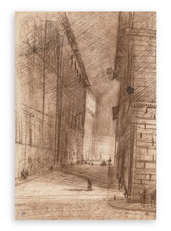 PIETRO ANNIGONI (1910-1988) - Senza Titolo (Palazzo Strozzi, Firenze)