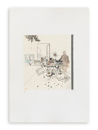 GIANFRANCO FERRONI (1927-2001) - Racconto di situazione, 1963