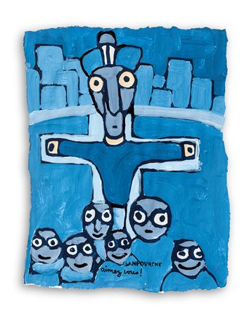 JEAN-JOSEPH SANFOURCHE (1929-2010) - Senza Titolo