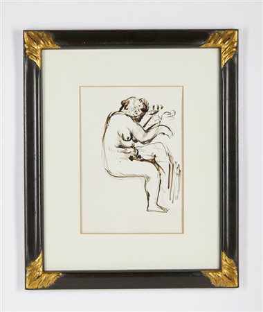 MARINI MARINO (1901 - 1980) - NUDO SEDUTO .