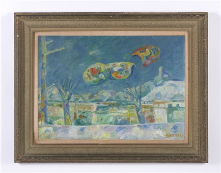 BIROLLI RENATO (1905 - 1959) - MASCHERE VOLANTI.