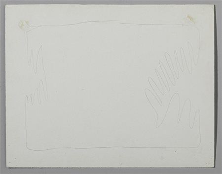 FONTANA LUCIO (1899 - 1968) - STUDI PER CONCETTO SPAZIALE, TEATRINO.