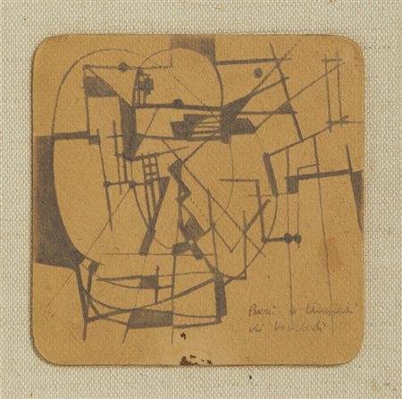 BURRI ALBERTO (1915 - 1995) - A CLEMENTI DI MARTEDI'.