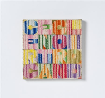 BOETTI ALIGHIERO (1940 - 1994) - CERCANDO IL CENTRO.