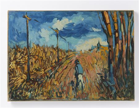 DE VLAMINCK MAURICE (1876 - 1958) - LE CHAMP DE BLE'.