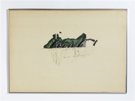 SCHIFANO MARIO (1934 - 1998) - UNA COSA CHE APPARTIENE A TUTTI.