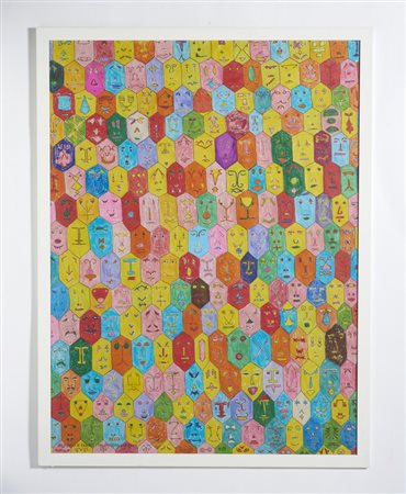 BOETTI ALIGHIERO (1940 - 1994) - FACCINE.
