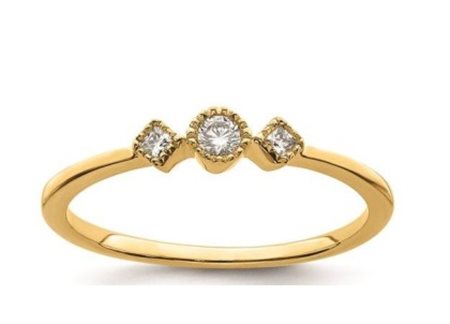 ANELLO IN ORO CON DIAMANTI LAB GROWN - 401 LG