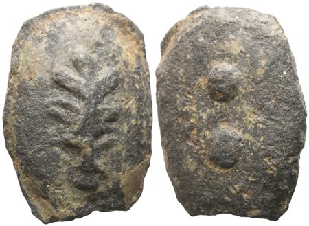 Anonymous, Sextans, Etruria or Umbria, c. 3rd century BC; Æ (24,64 g; 29 mm)