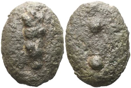 Anonymous, Sextans, Etruria or Umbria, c. 3rd century BC; Æ (20,35 g; 29,3 mm)
