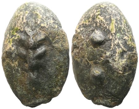 Anonymous, Sextans, Etruria or Umbria, c. 3rd century BC; Æ (24 g; 31,5 mm)