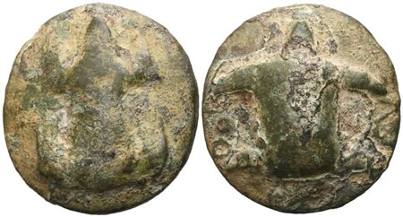 Anonymous, Uncia, Tuder, c. 280-240; Æ (48,35 g; 34,5 mm; 12 h)