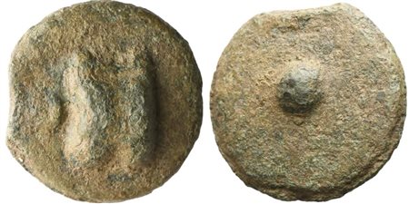 Anonymous, Uncia, Rome, c. 265 BC; Æ (20,73 g; 26,5 mm)