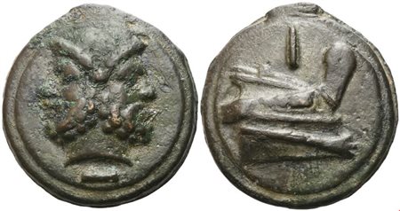 Anonymous, As, Rome, c. 225-217; Æ (283,45 g; 67,2 mm; 12 h)