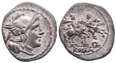 Anonymous, Quinarius, Uncertain Apulian mint (Salapia?), 210 BC; AR (1,84 g; 16 mm; 1 h)