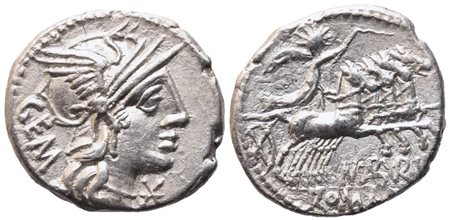 M. Aburius Geminus, Denarius, 132 BC; AR (3,70 g; 19 mm; 6 h)