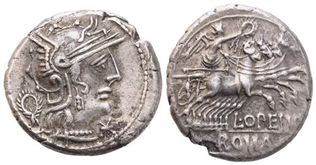 L. Opimius, Denarius, 131 BC; AR (3,95 g; 17,5 mm; 3 h)