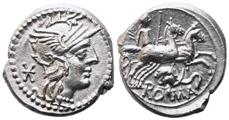 L. Caecilius Metellus Diadematus, Denarius, 128 BC; AR (3,93 g; 18,4 mm; 11 h)