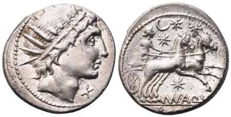 Mn. Aquillius, Denarius, 109-108 BC; AR (3,87 g; 19,2 mm; 3 h)
