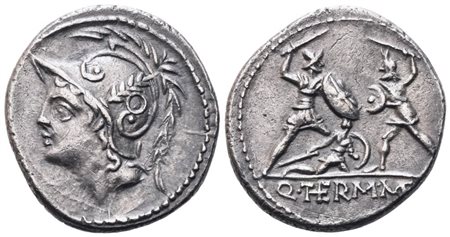 Q. Minucius Thermus, Denarius, 103 BC; AR (3,72 g; 19,6 mm; 5 h)