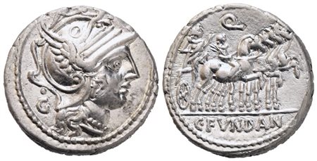 C. Fundanius, Denarius, 101 BC; AR (3,95 g; 18 mm; 9 h)