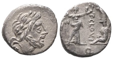T. Cloulius (or Cloelius), Quinarius, 98 BC; AR (1,75 g; 13 mm; 3 h)