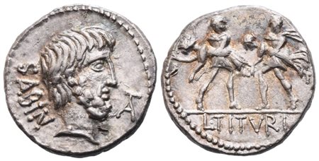 L. Titurius Sabinus, Denarius, 89 BC; AR (3,75 g; 17,5 mm; 9 h)