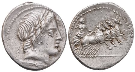 C. Gargilius, Ogulnius and M. Vergilius, Denarius, c. 86 BC; AR (3,87 g; 20,2 mm; 12 h)