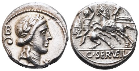 C. Servilius Vatia, Denarius, 82-80 BC; AR (3,76 g; 16,8 mm; 6 h)