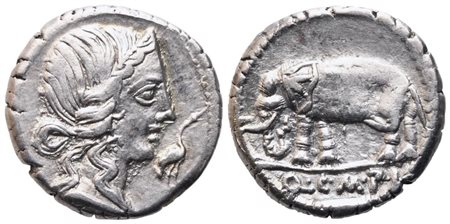 Q. Caecilius Metellus Pius, Denarius, 81 BC; AR (3,88 g; 17 mm; 12 h)