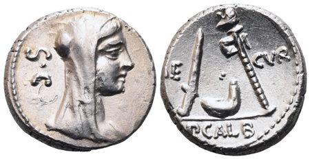 P. Sulpicius Galba, Denarius, 69 BC; AR (3,85 g; 16 mm; 3 h)