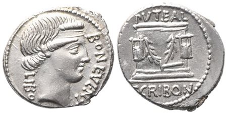 L. Scribonius Libo, Denarius, 62 BC; AR (3,85 g; 20 mm)
