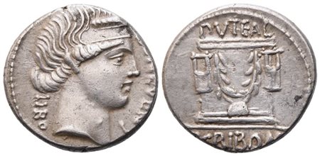 L. Scribonius Libo, Denarius, 62 BC; AR (4 g; 17,8 mm; 6 h)