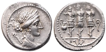 Faustus Cornelius Sulla, Denarius, 56 BC; AR (4,05 g; 19,3 mm; 6 h)