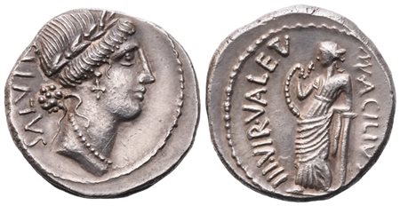 Mn. Acilius Glabrio, Denarius, 49 BC; AR (3,88 g; 17,8 mm; 3 h)