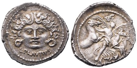 L. Plautius Plancus, Denarius, 47 BC; AR (3,93 g; 20,2 mm; 2 h)