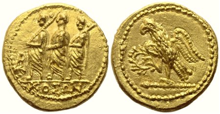 Thrace, Kingdom of Koson (mid 1st century BC), Stater, Northern Greece mint, c. 42 BC; AV (8,42 g; 20 mm; 12 h)