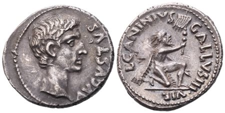 Augustus (27 BC-14 AD), Denarius, Rome, 12 BC; AR (3,82 g; 19,5 mm; 9 h)