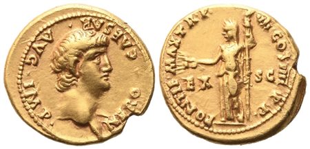 Nero (54-68), Aureus, Rome, 60-61; AV (7,75 g; 19,4 mm; 5 h)